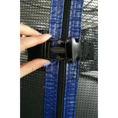 XDP 12-Foot Trampoline, with Steel Flex Safety Enclosure, Blue   565337459